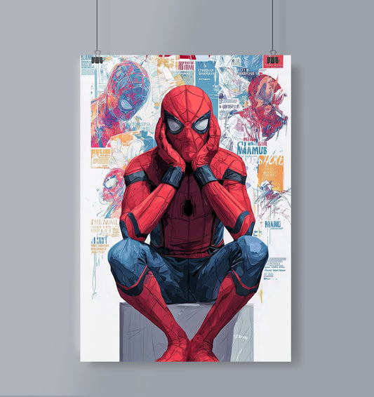 Spiderman Poster Portrait